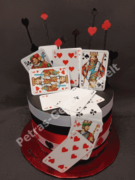 Kartenspielerhut zum Geburtstag